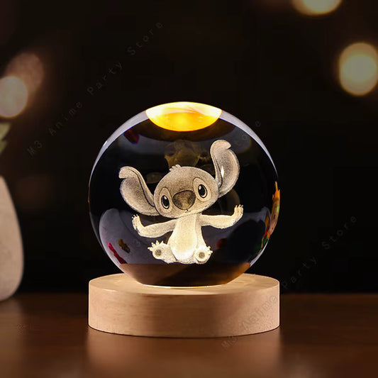 3D Lilo and Stitch Lamp