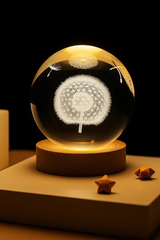 3D Galaxy Dandelion Lamp